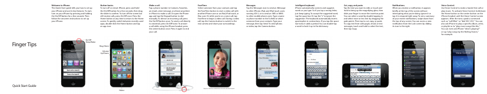 Apple iPhone 4 User Manual | 2 pages