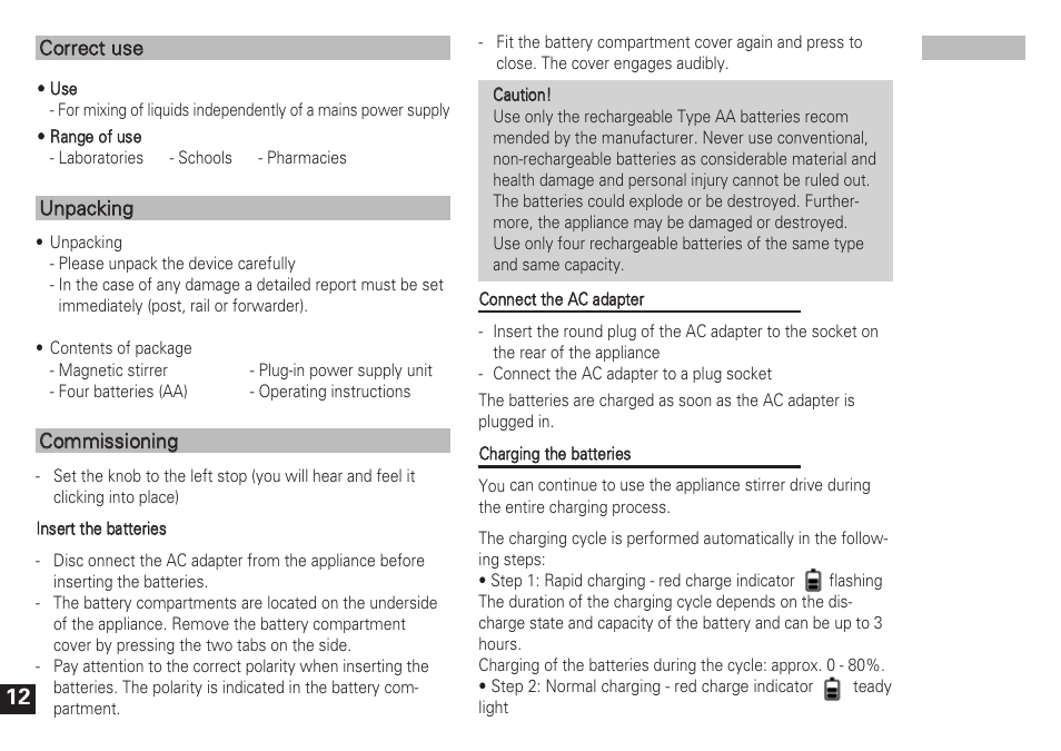 IKA Topolino mobil User Manual | Page 12 / 60