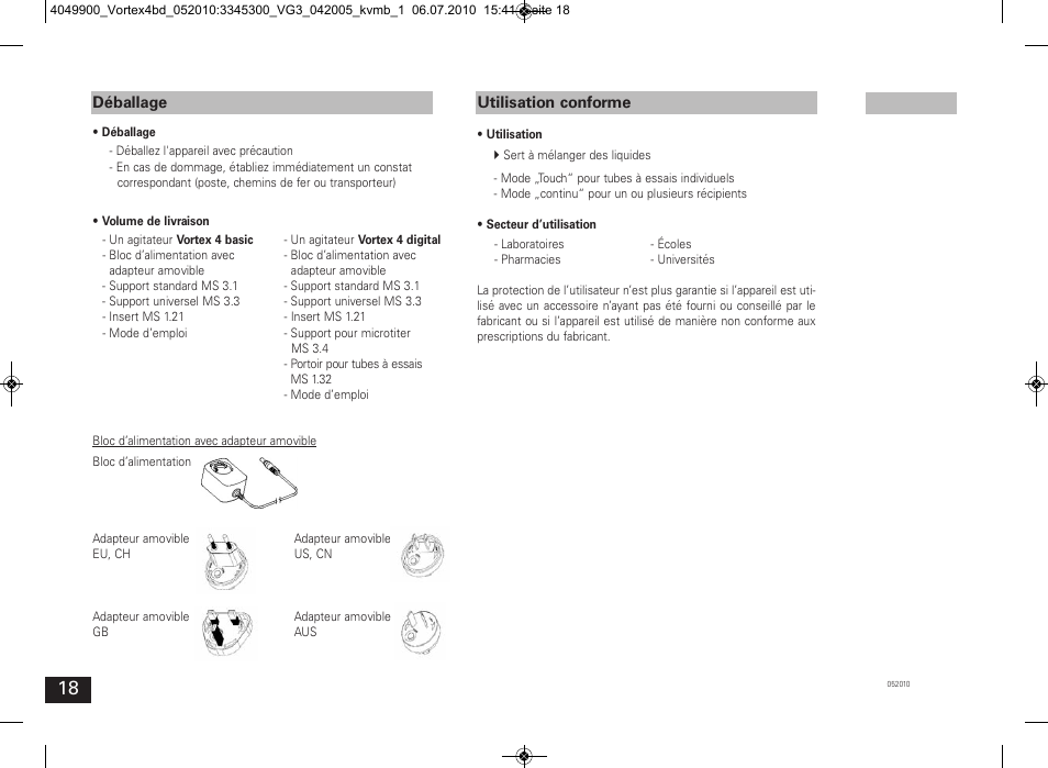 IKA Vortex 4 basic User Manual | Page 18 / 42