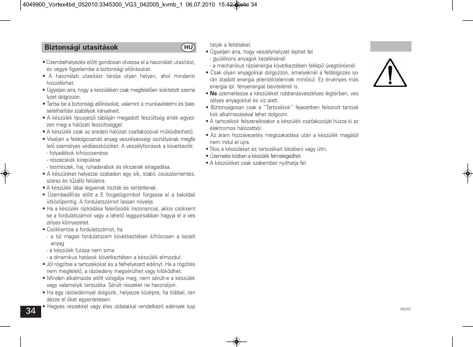 IKA Vortex 4 basic User Manual | Page 34 / 42
