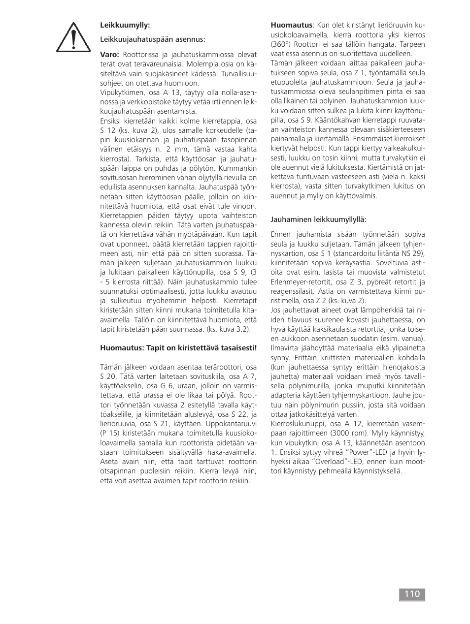 IKA MF 10 basic User Manual | Page 110 / 140