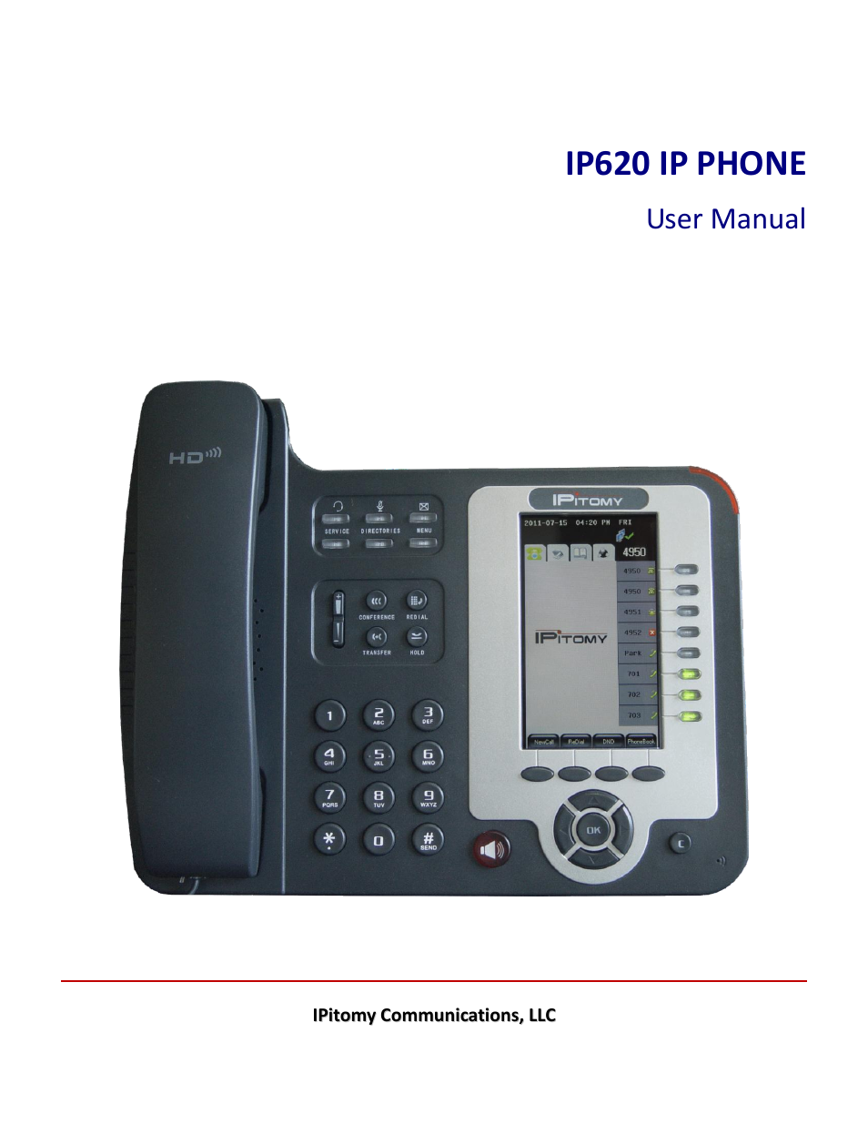 IPitomy IP620 User Manual User Manual | 52 pages