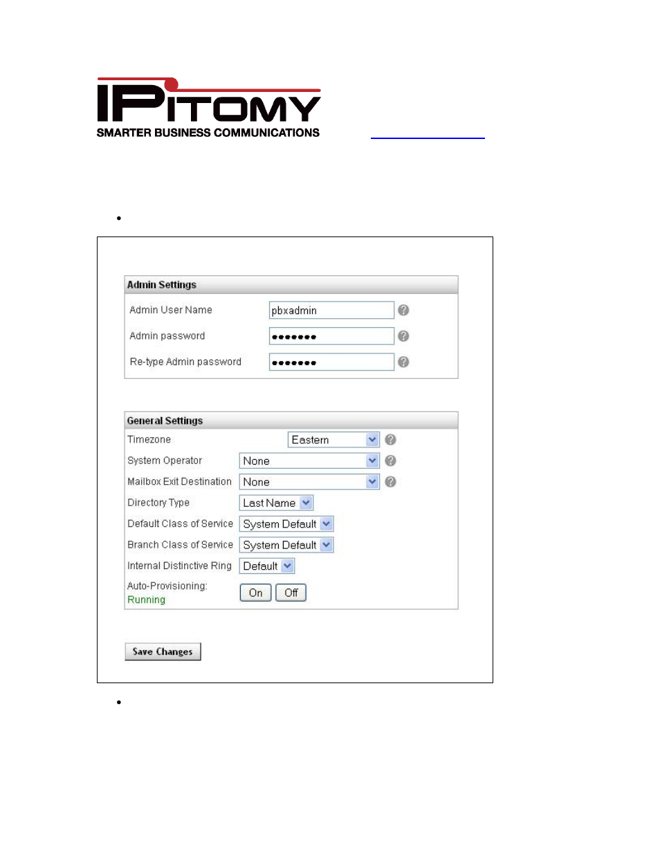 IPitomy IP550 Provisioning Quick Guide User Manual | 3 pages