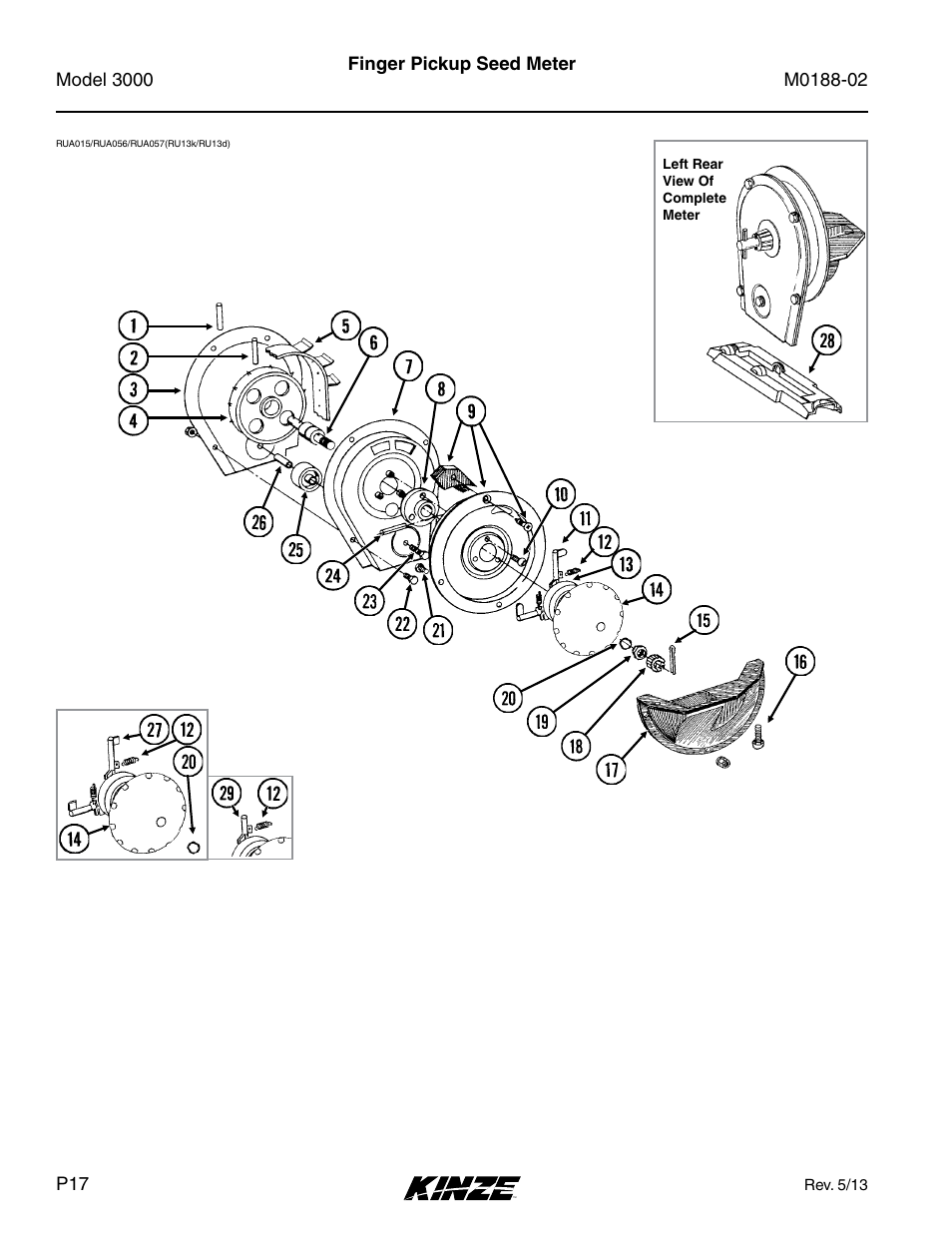 Finger pickup seed meter | Kinze 3000 Rigid Frame Planter Rev. 5/14 User Manual | Page 20 / 154