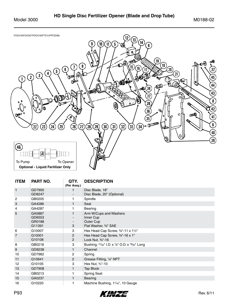 Kinze 3000 Rigid Frame Planter Rev. 5/14 User Manual | Page 96 / 154