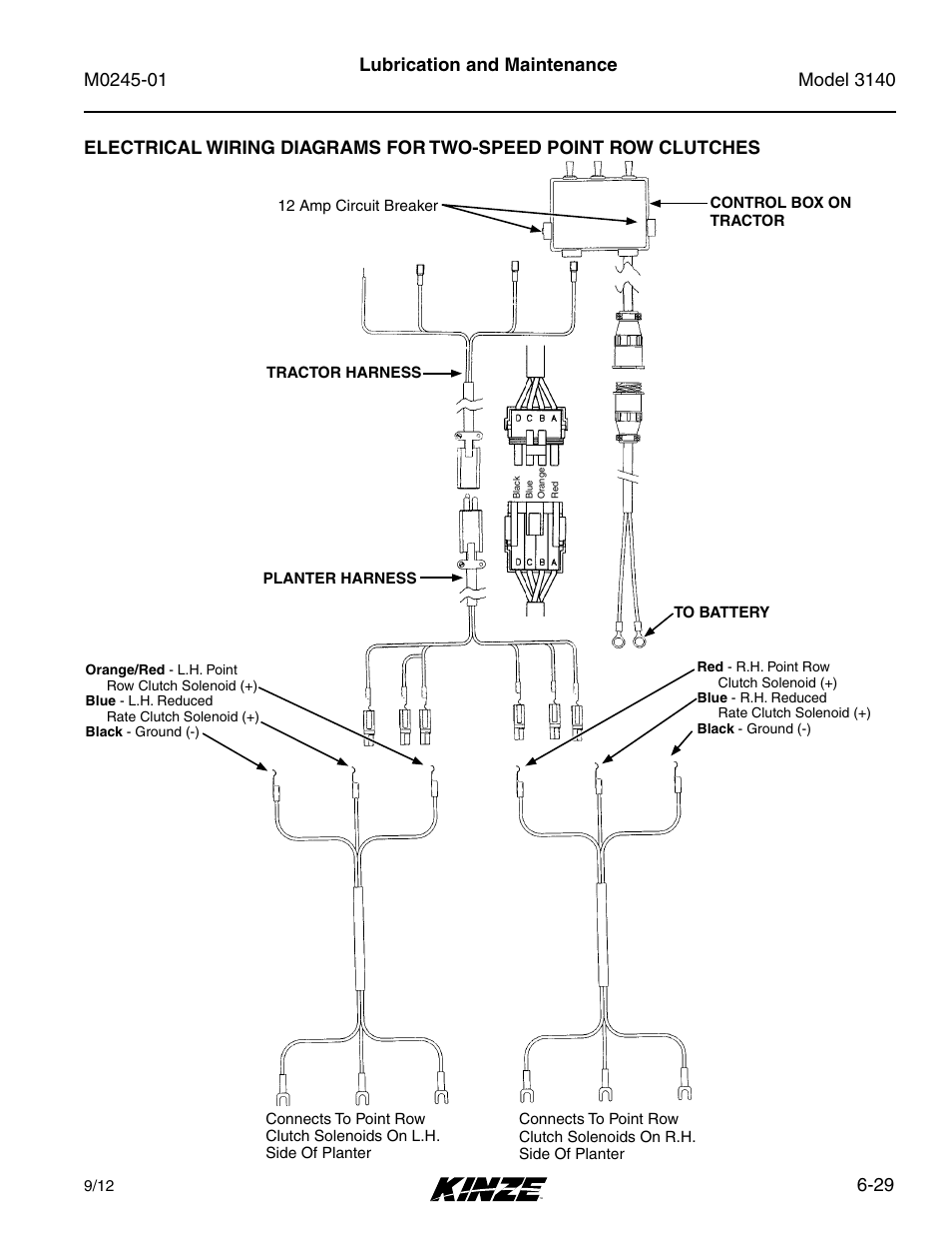 29 lubrication and maintenance | Kinze 3140 Stack Fold Planter Rev. 7/14 User Manual | Page 135 / 150