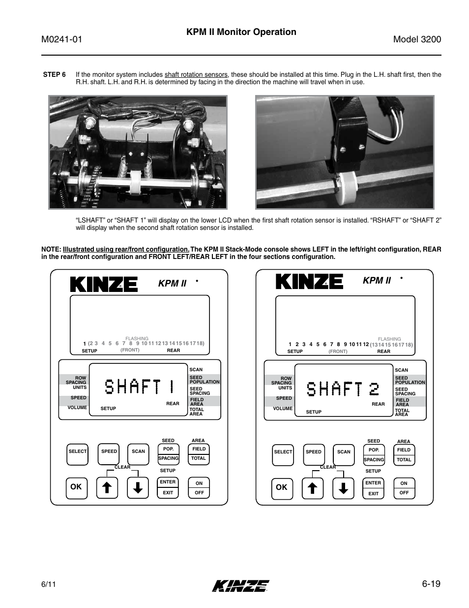 19 kpm ii monitor operation, Kpm ii | Kinze 3200 Wing-Fold Planter Rev. 7/14 User Manual | Page 109 / 192