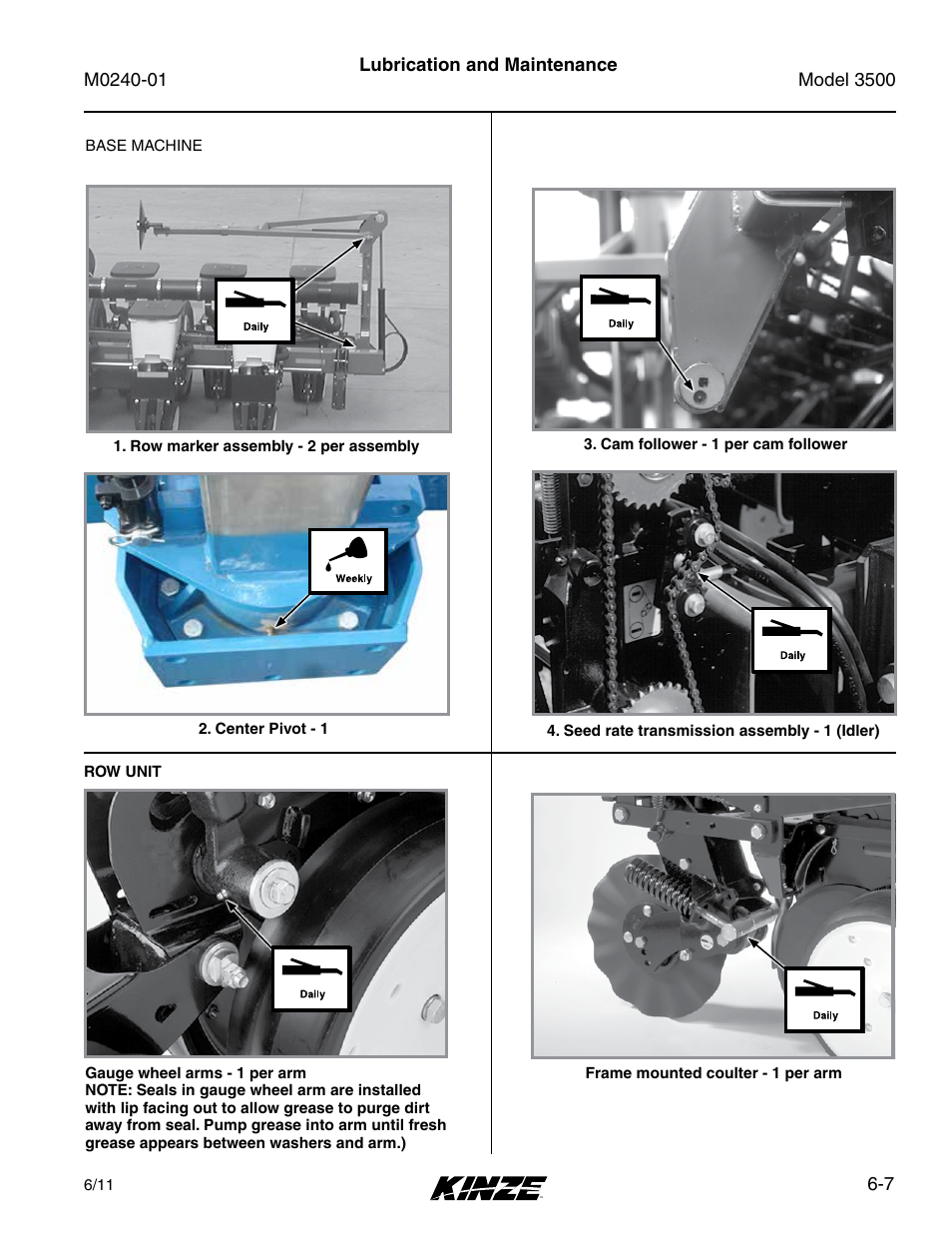 Kinze 3500 Lift and Rotate Planter Rev. 7/14 User Manual | Page 103 / 140