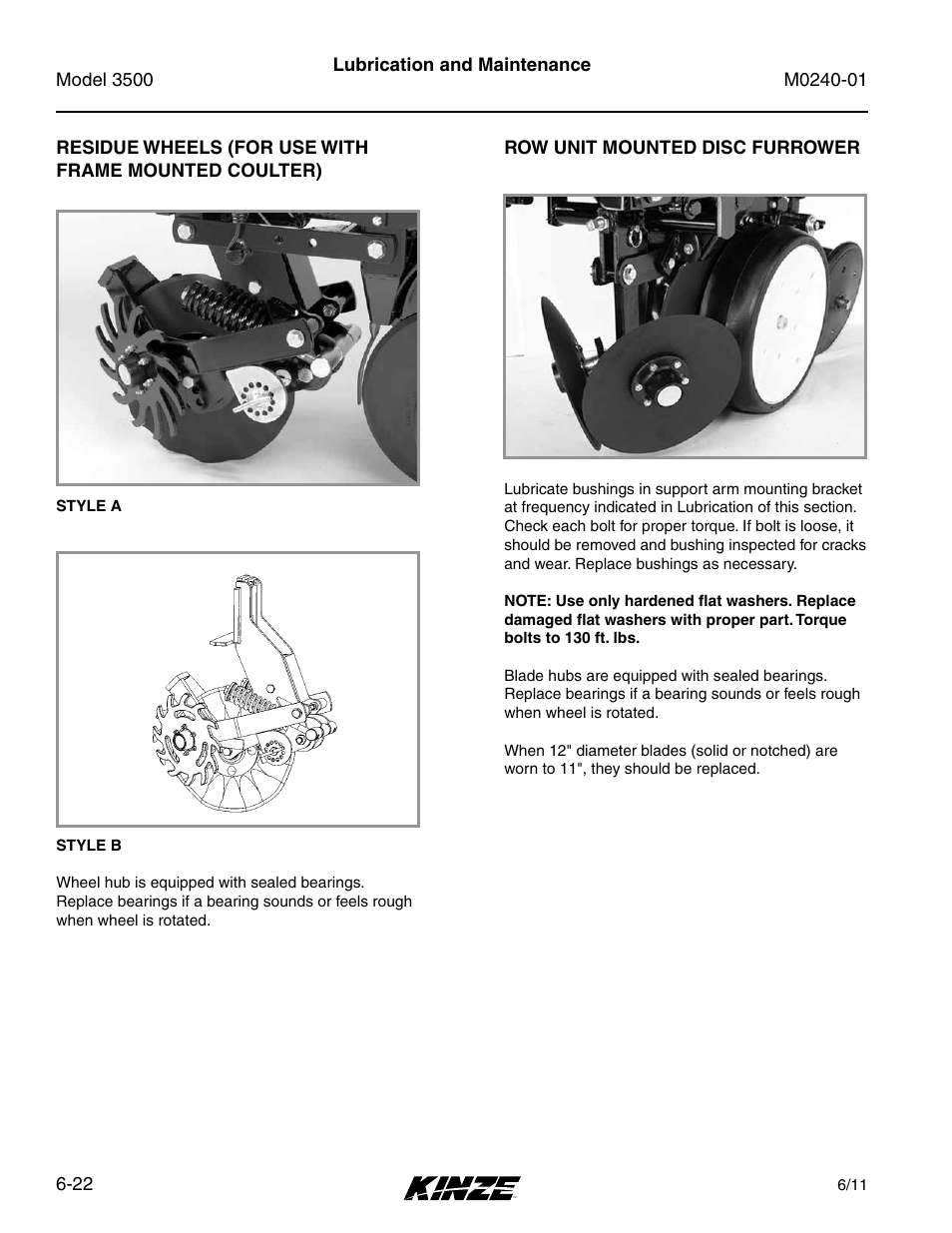Kinze 3500 Lift and Rotate Planter Rev. 7/14 User Manual | Page 118 / 140