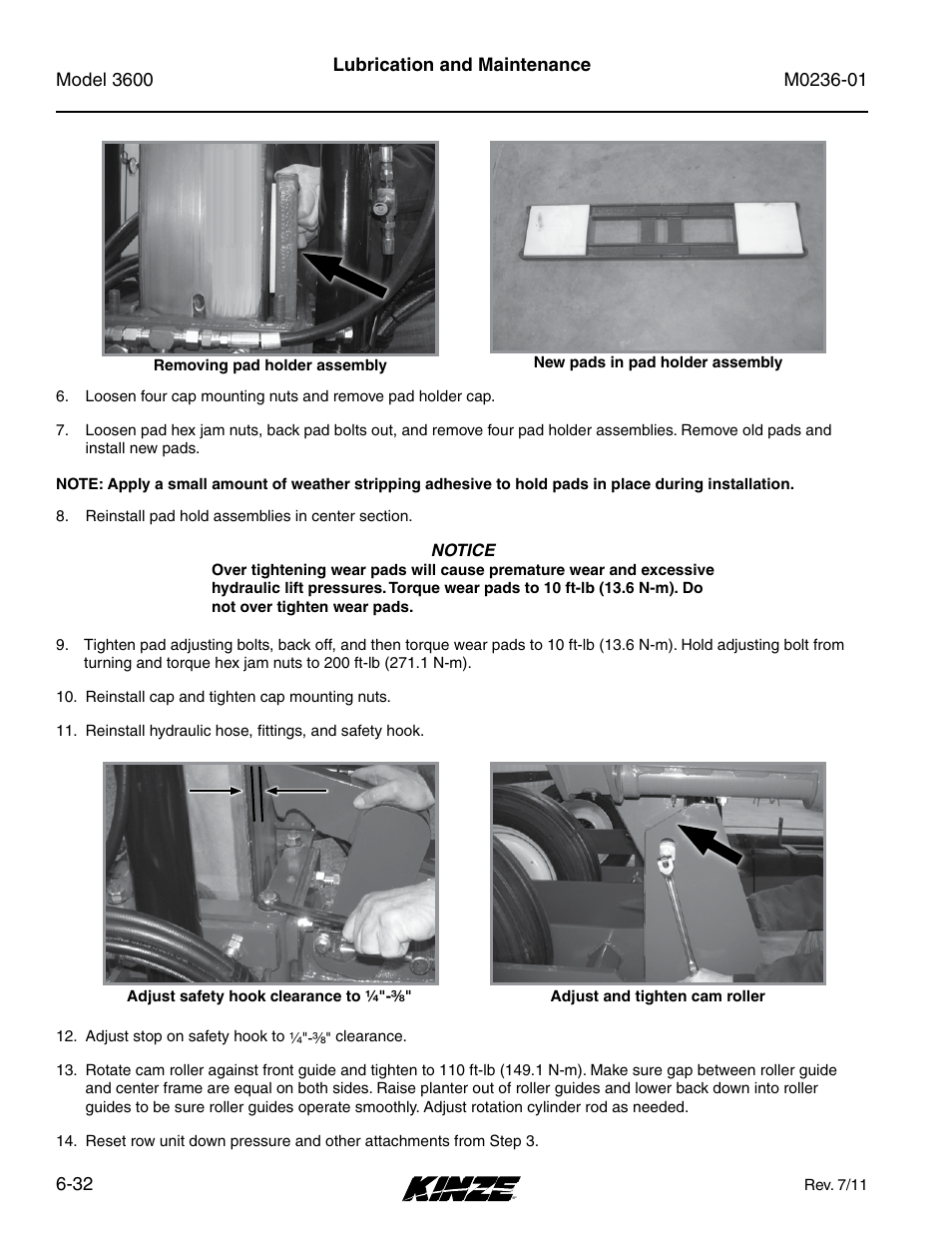 Kinze 3600 Lift and Rotate Planter Rev. 7/14 User Manual | Page 140 / 172