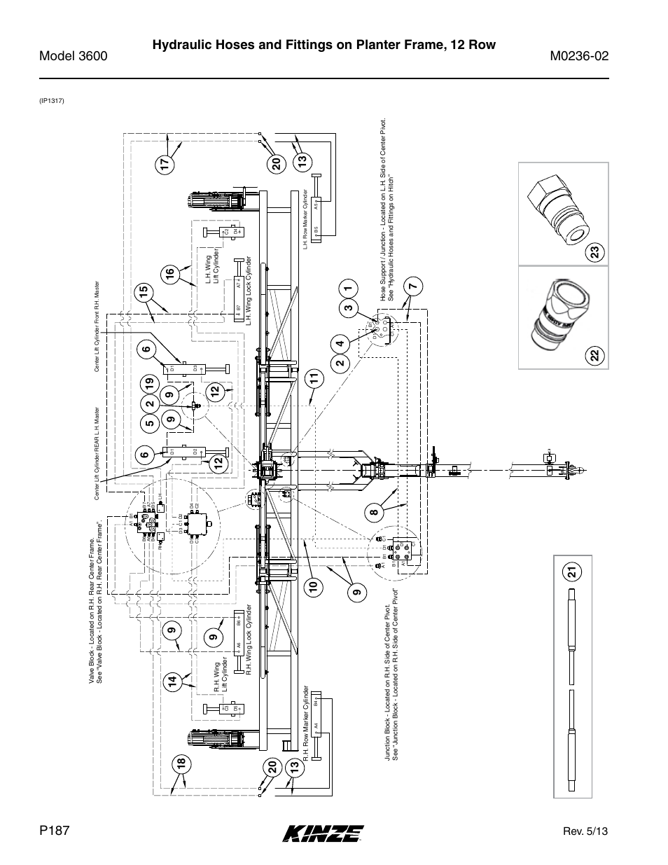 Kinze 3600 Lift and Rotate Planter Rev. 5/14 User Manual | Page 190 / 302