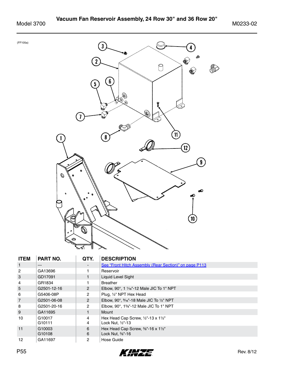 Kinze 3700 Front Folding Planter Rev. 6/14 User Manual | Page 58 / 284
