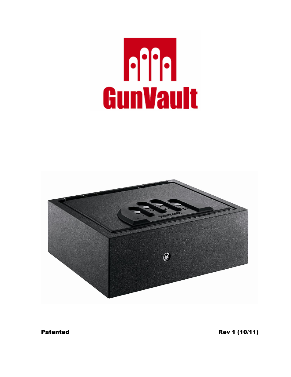 GunVault GV 3000 User Manual | 8 pages