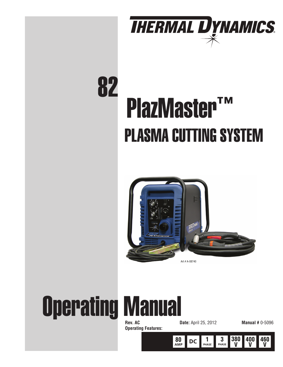 Tweco 82 PlazMaster User Manual | 80 pages