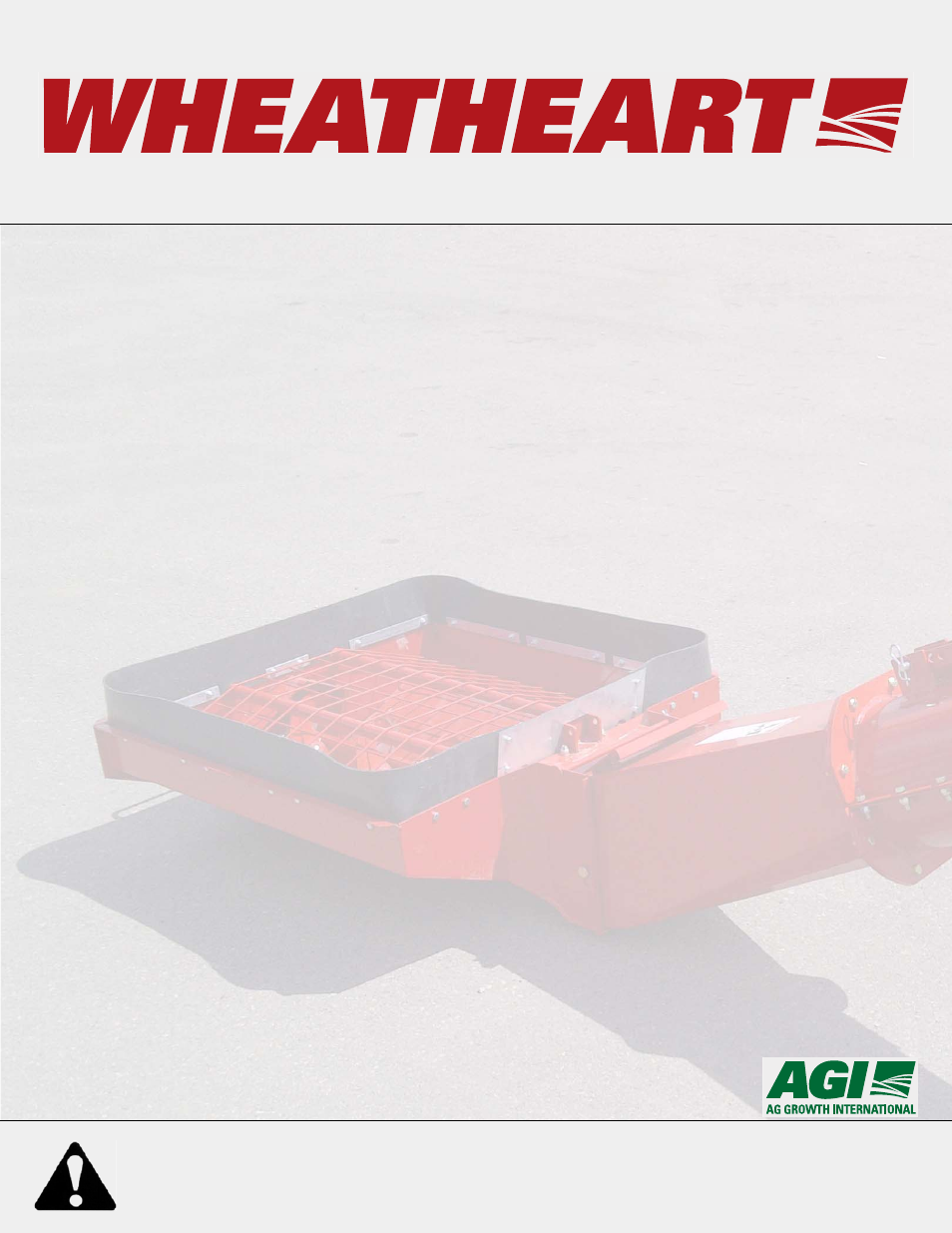 Wheatheart GHR Augers Intake Hopper User Manual | 18 pages