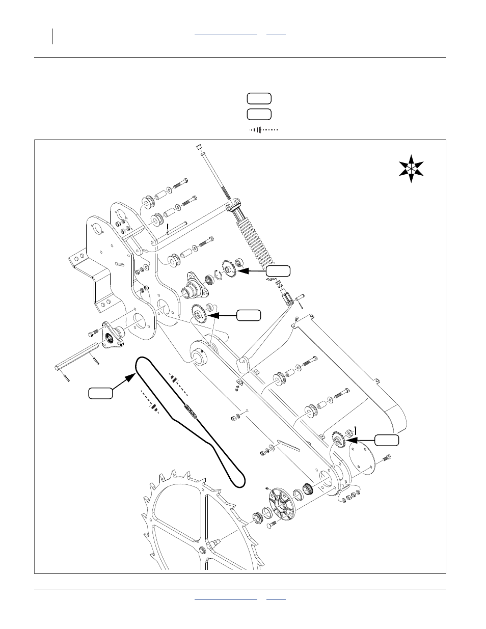 Chain routing, 34t 56p, 23t 21t | Great Plains YP825A3P Operator Manual User Manual | Page 110 / 128