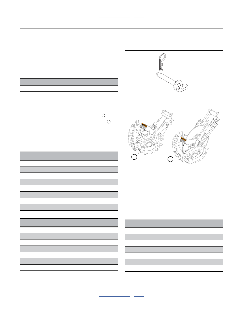 Row-mounted accessories, Lock-up pins, Rigid row cleaners | Great Plains YP825A3P Operator Manual User Manual | Page 95 / 128