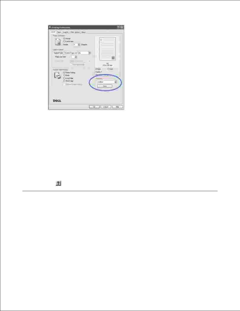 Using help, Printing multiple pages on one sheet of the paper | Dell 2335DN User Manual | Page 84 / 284