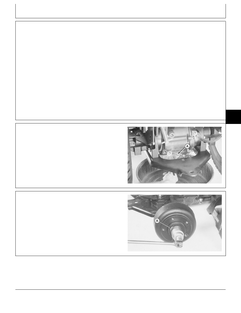 Rear axles, Remove axle, Group 20 | Other material | John Deere 318 User Manual | Page 117 / 440