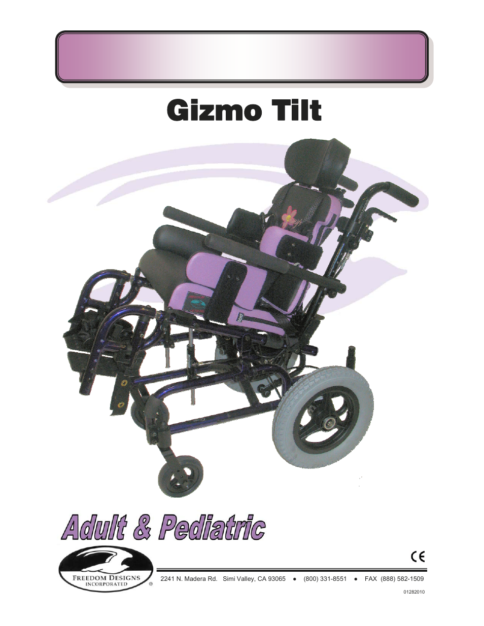 Freedom Designs Gizmo Tilt in Space User Manual | 48 pages