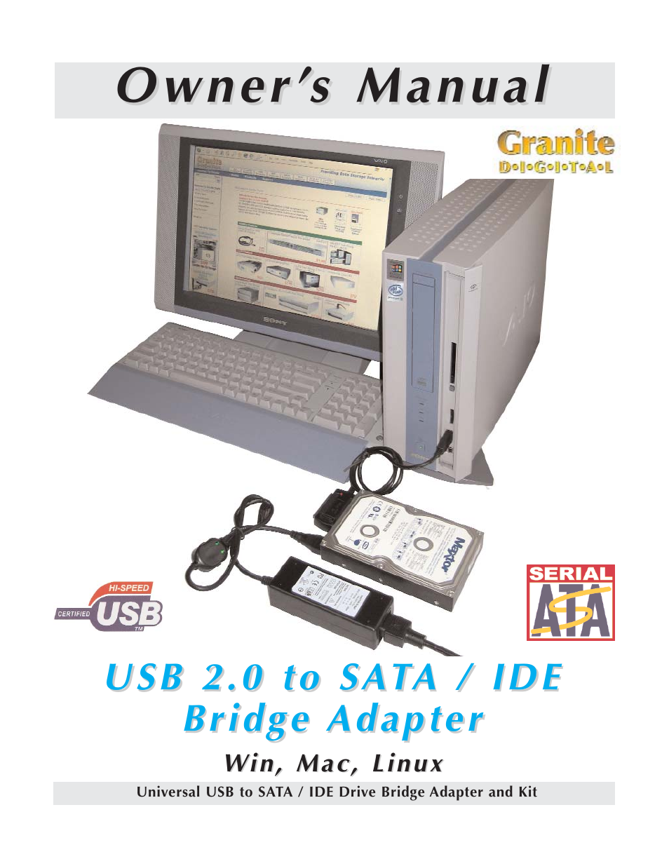 Granite Digital USB Emergency Drive User Manual | 16 pages