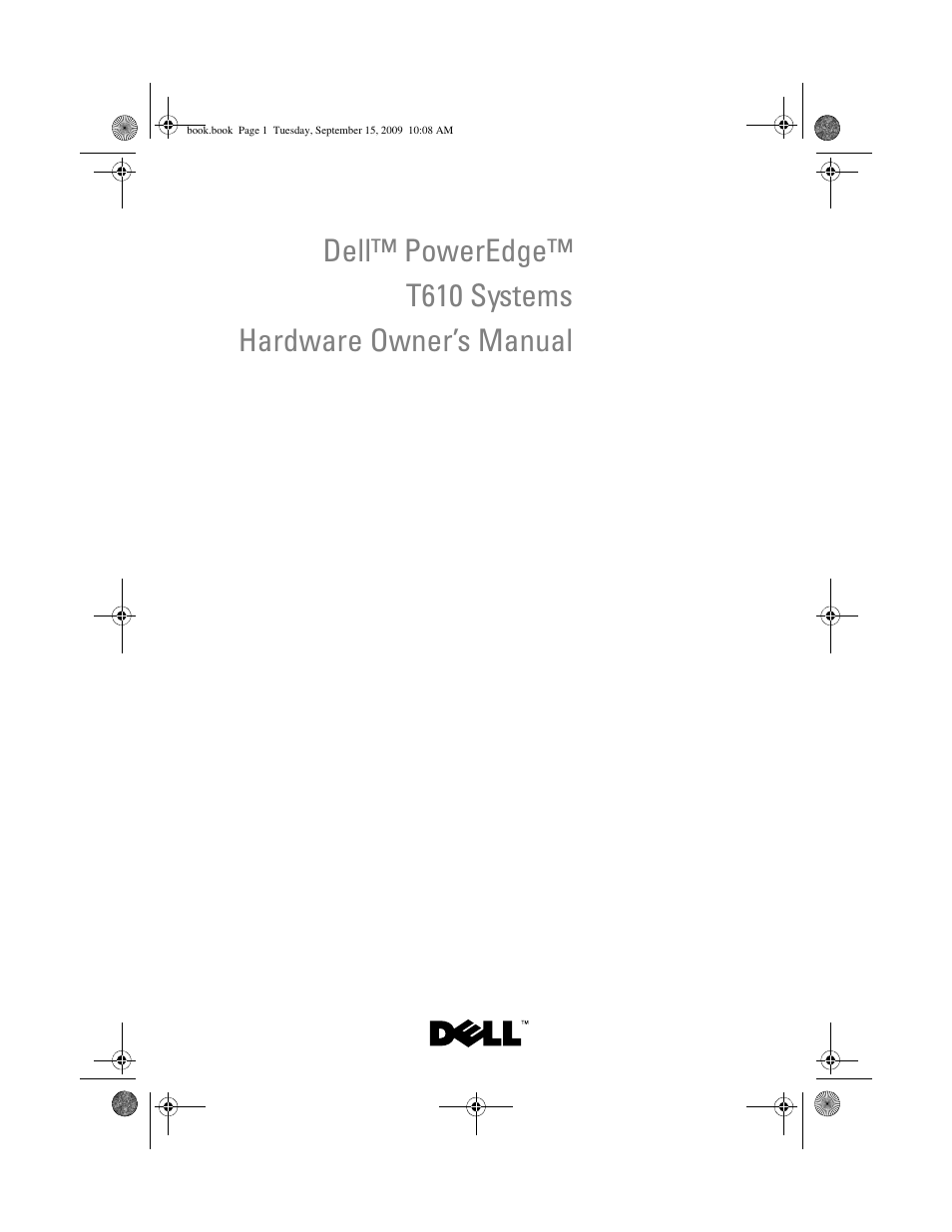 Dell PowerEdge T610 User Manual | 206 pages
