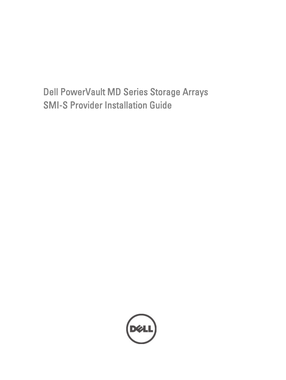 Dell PowerVault MD3260 User Manual | 11 pages