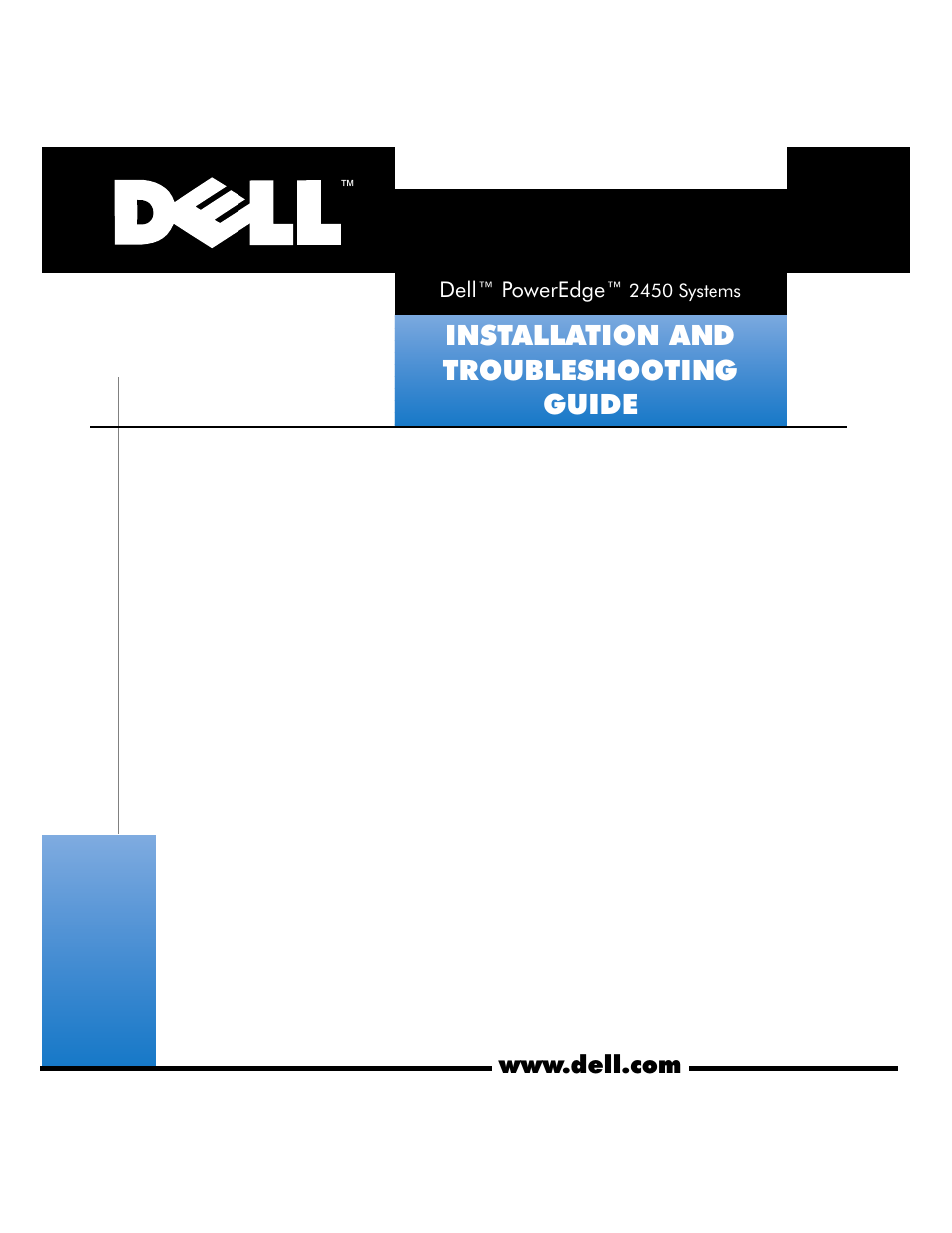 Dell PowerEdge 2450 User Manual | 166 pages