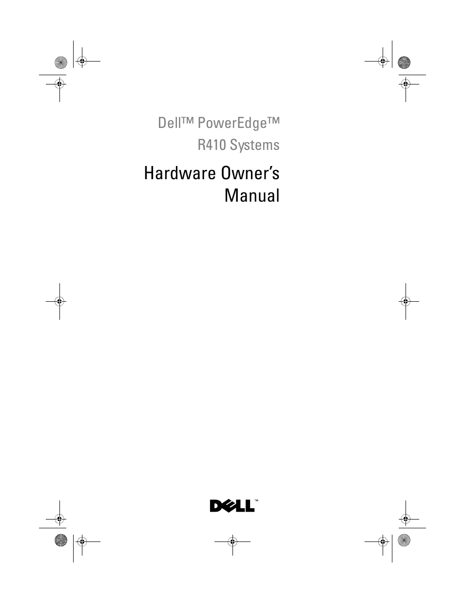 Dell PowerEdge R410 User Manual | 190 pages