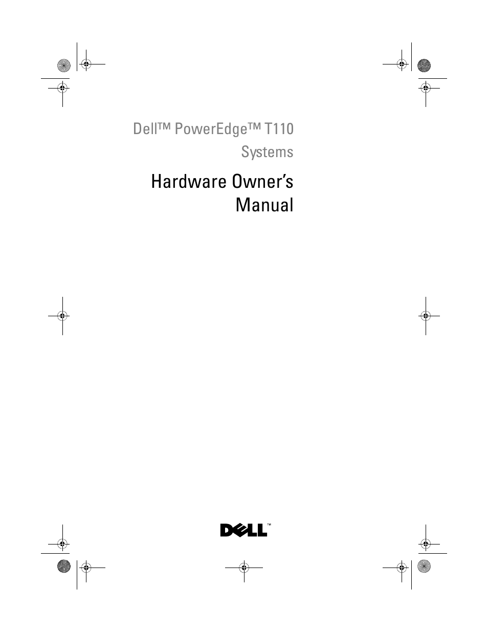Dell PowerEdge T110 User Manual | 144 pages