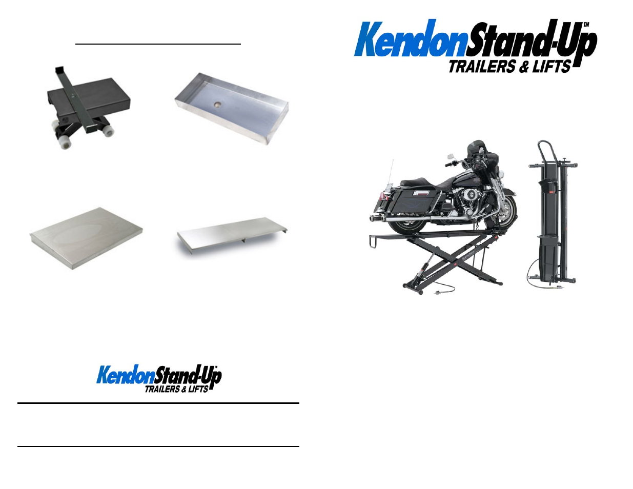 Kendon STAND-UP BIKE LIFT User Manual | 10 pages