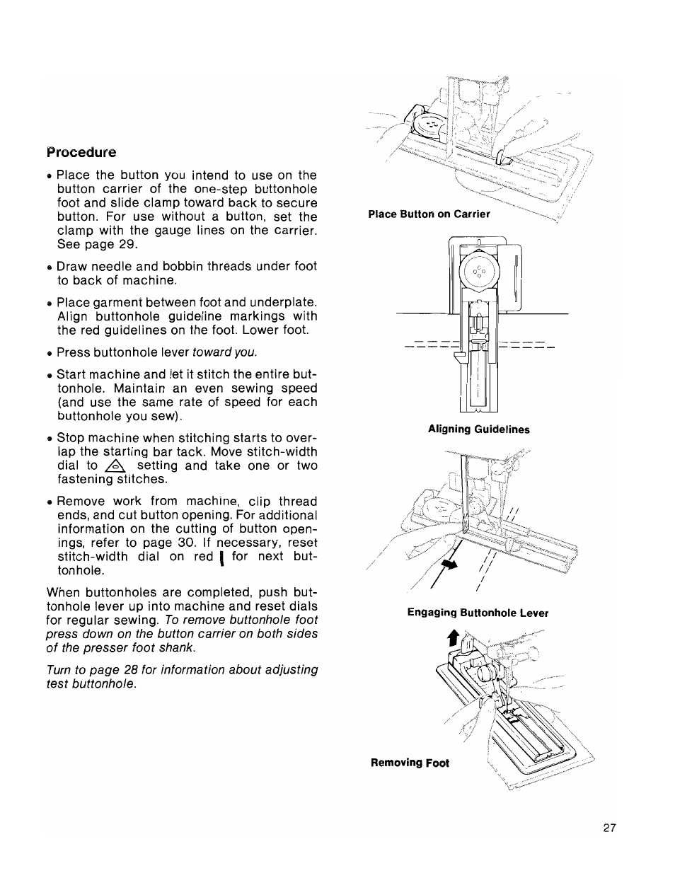 SINGER 1036 Creative Touch User Manual | Page 32 / 66