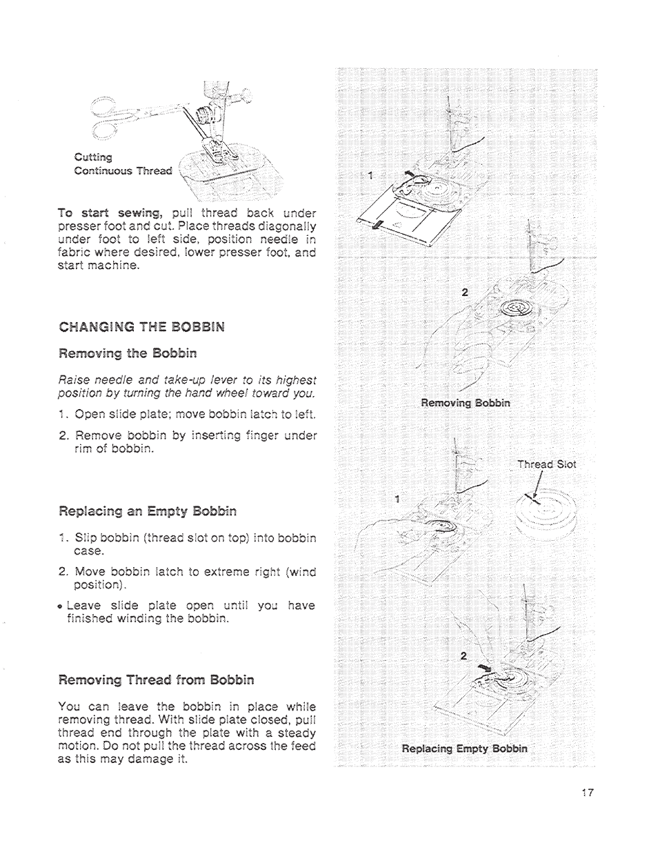 SINGER 1200 Athena User Manual | Page 19 / 90