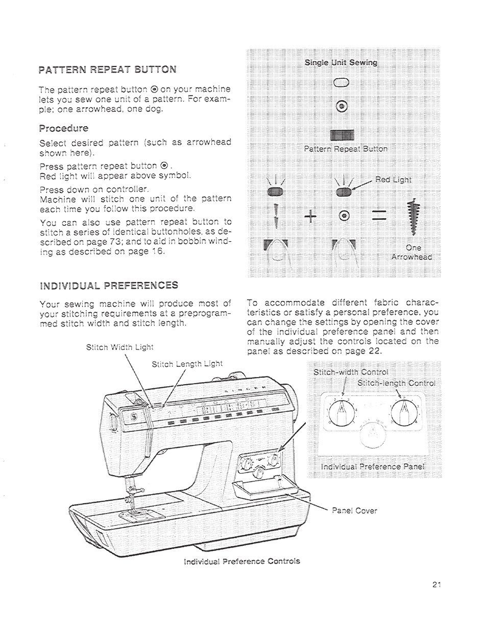Раттешы шрет вттоп | SINGER 1200 Athena User Manual | Page 23 / 90