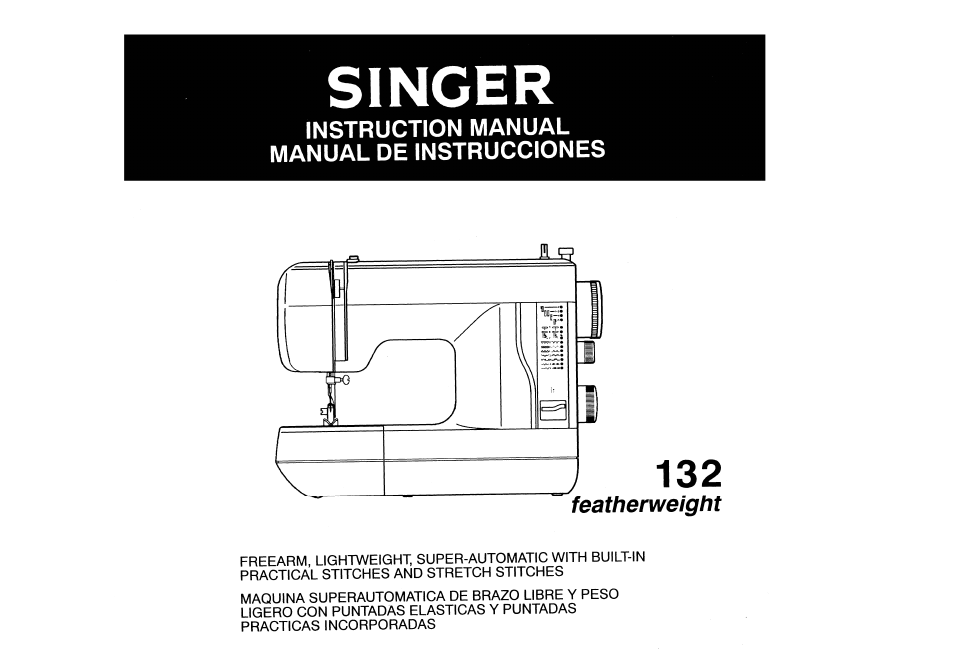SINGER 132Q FEATHERWEIGHT User Manual | 32 pages