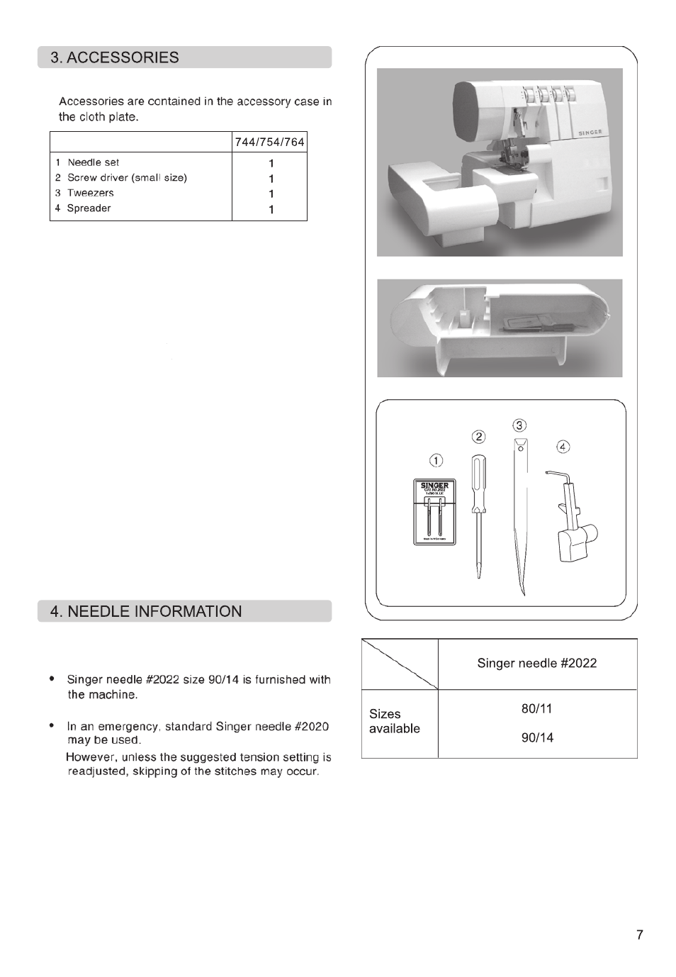 SINGER 14SH764 Stylist Serger User Manual | Page 9 / 156