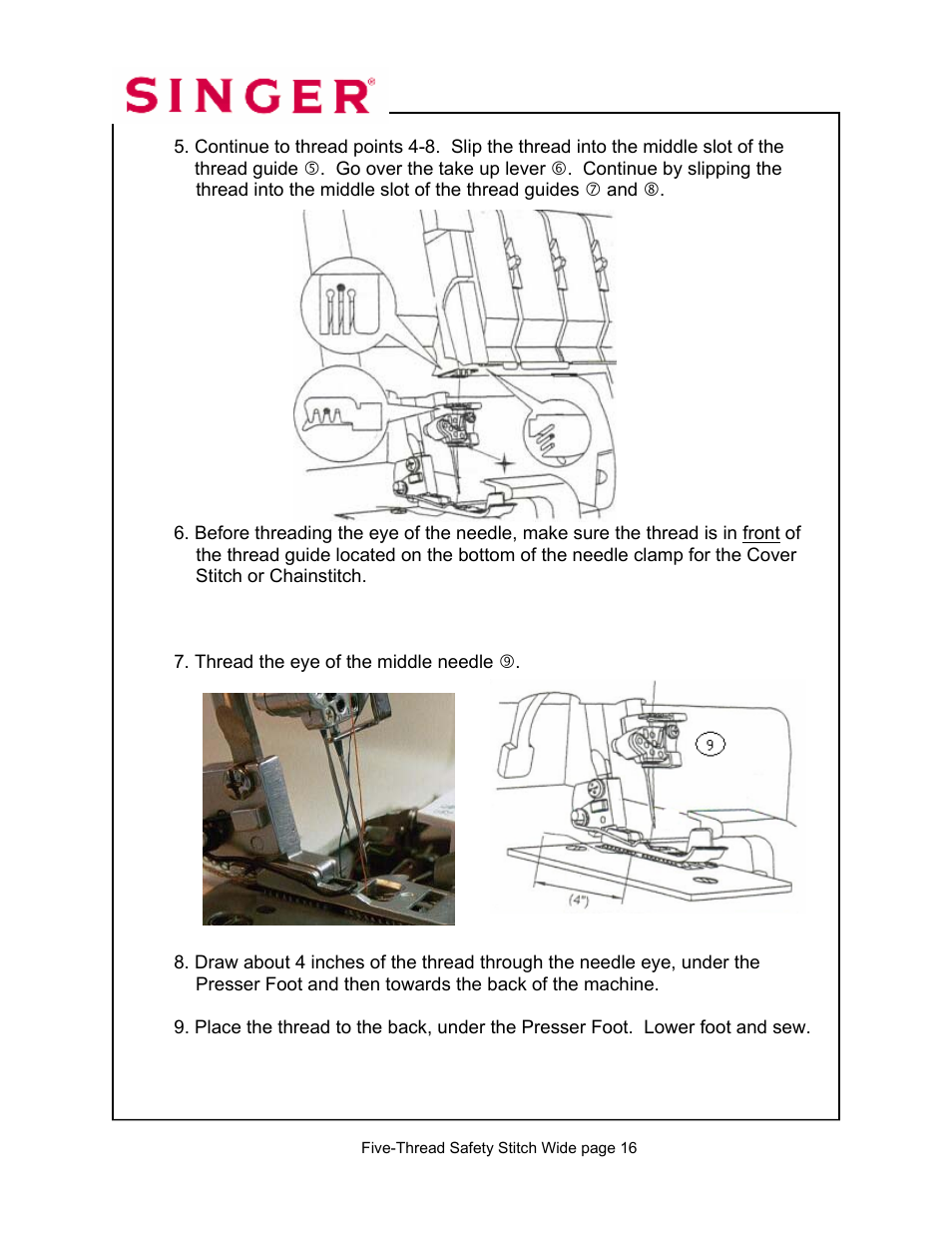 SINGER 14T967DC-WORKBOOK QUANTUMLOCK User Manual | Page 157 / 230