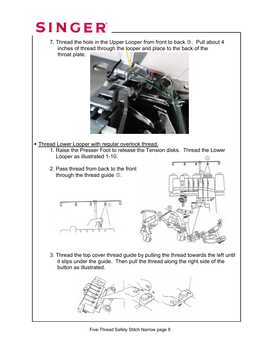 SINGER 14T967DC-WORKBOOK QUANTUMLOCK User Manual | Page 167 / 230