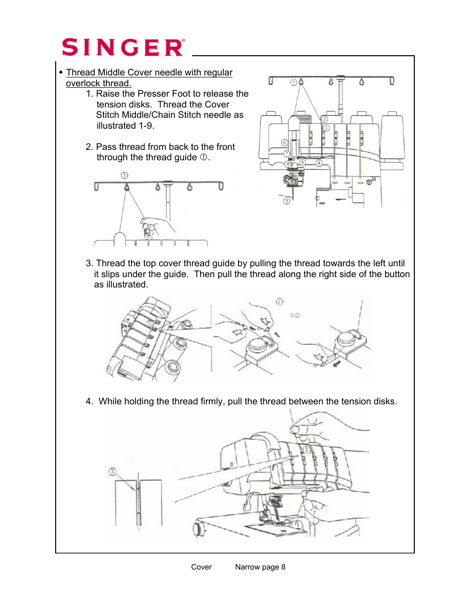SINGER 14T967DC-WORKBOOK QUANTUMLOCK User Manual | Page 185 / 230