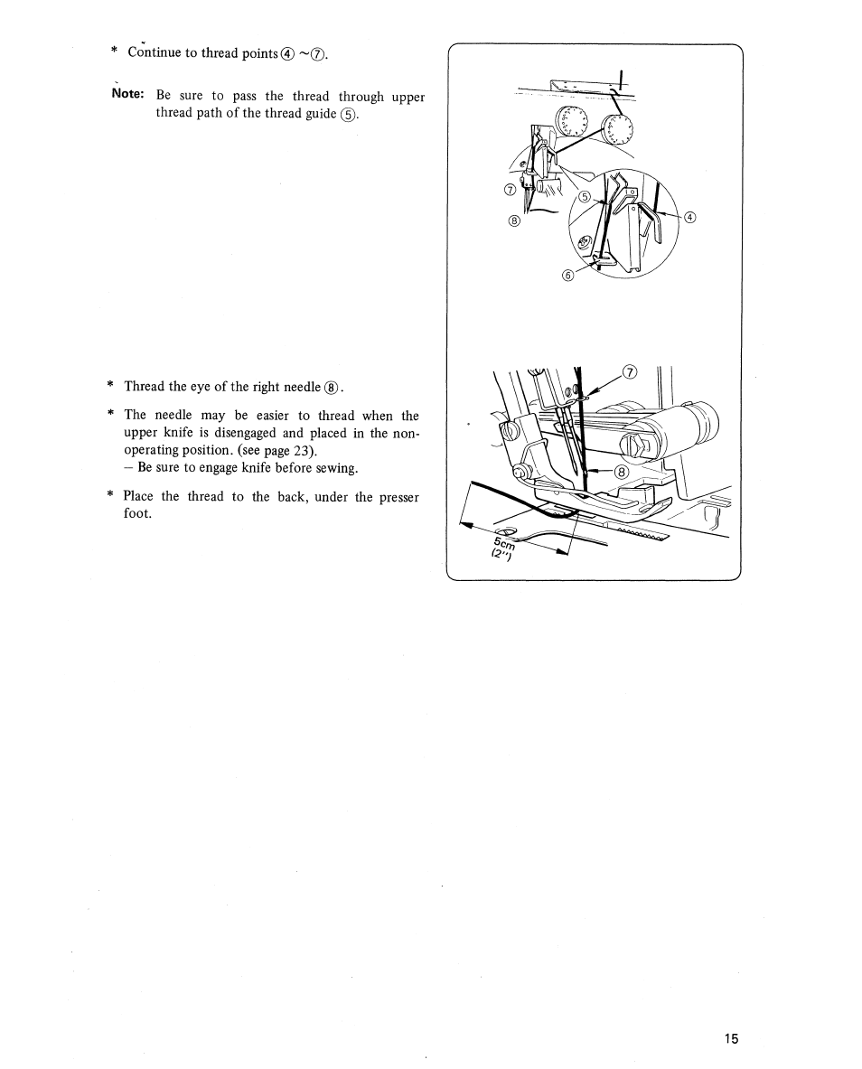 SINGER 14U354B User Manual | Page 17 / 48
