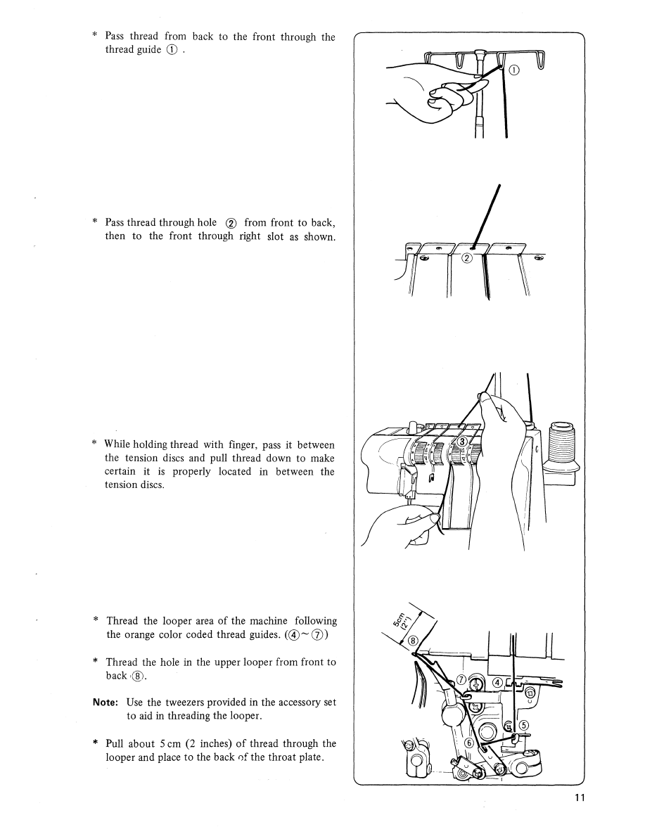 SINGER 14U454B Ultralock User Manual | Page 13 / 48