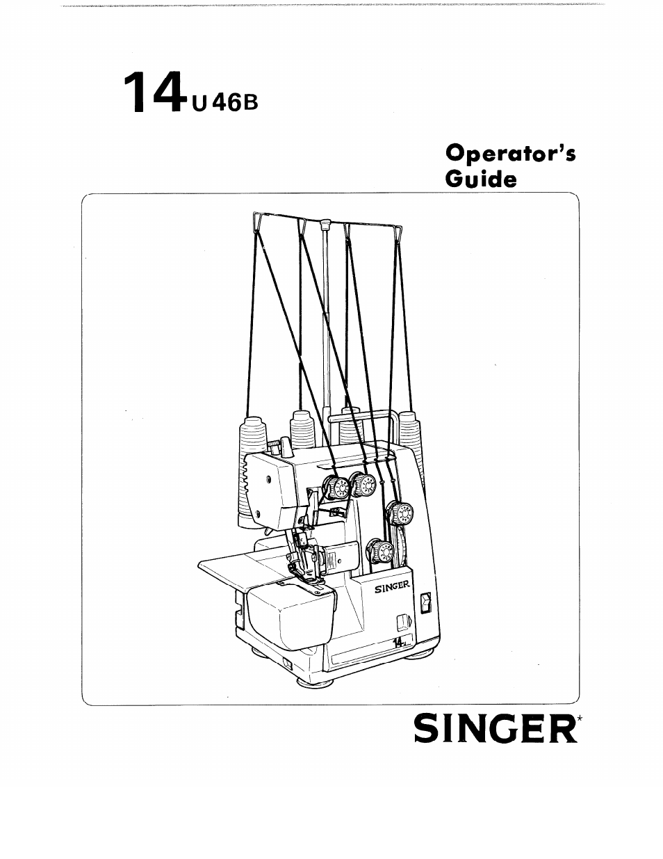 SINGER 14U52 User Manual | 36 pages