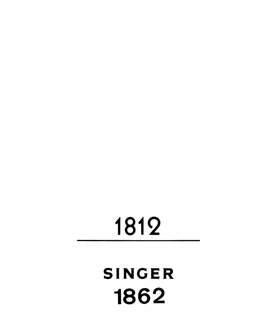 SINGER 1862 User Manual | 92 pages