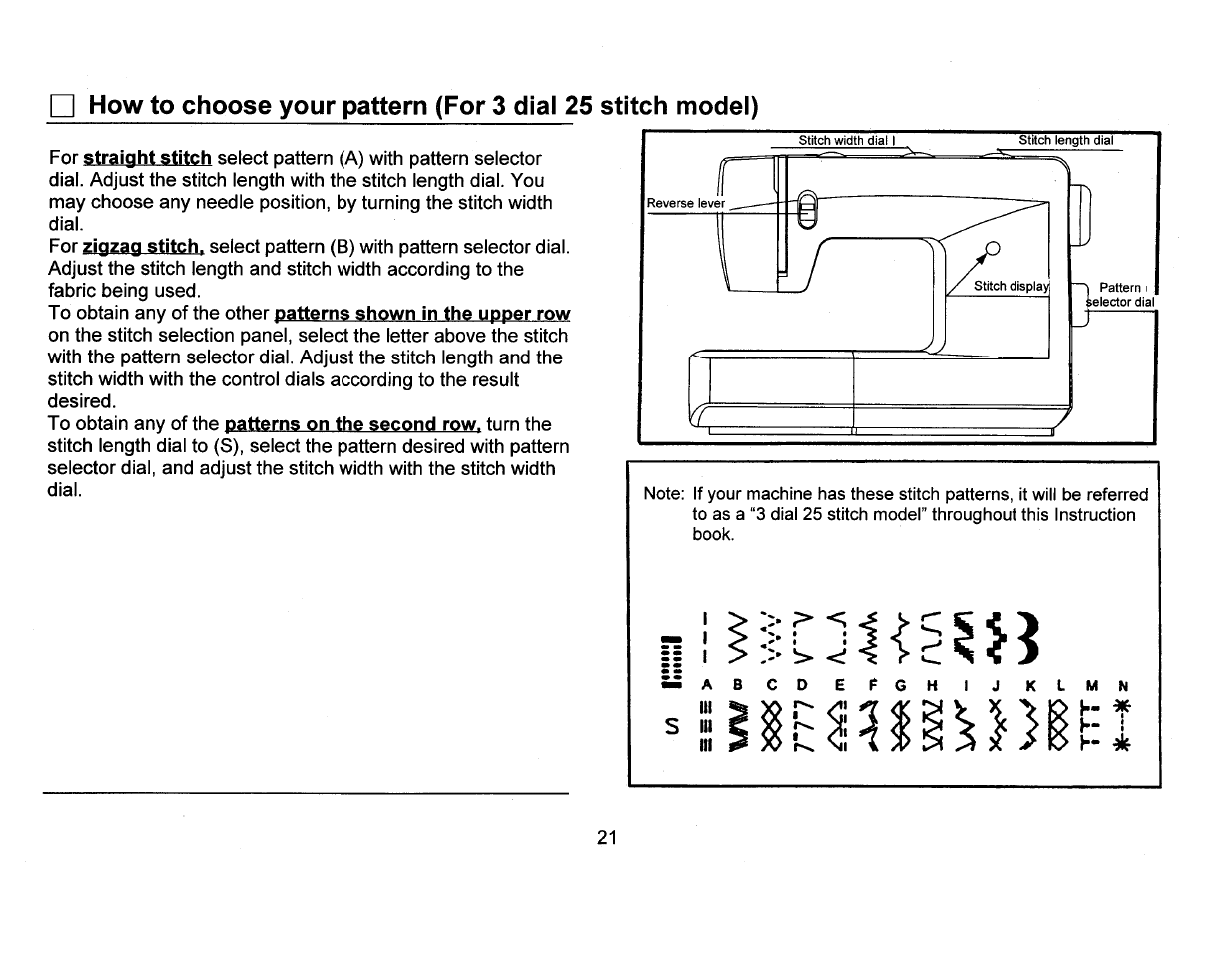 SINGER 3810 User Manual | Page 25 / 62