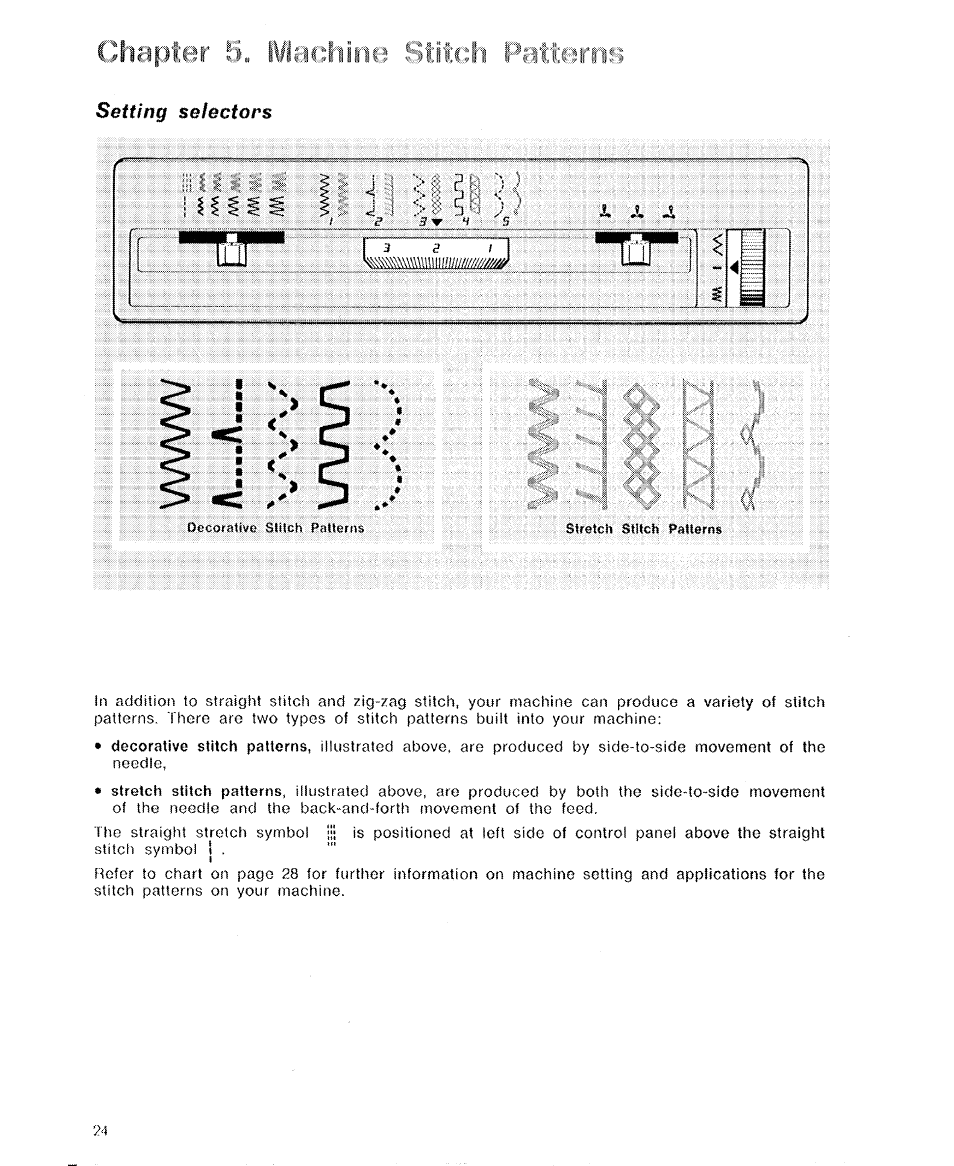 Setting selectors | SINGER 6110 User Manual | Page 25 / 41