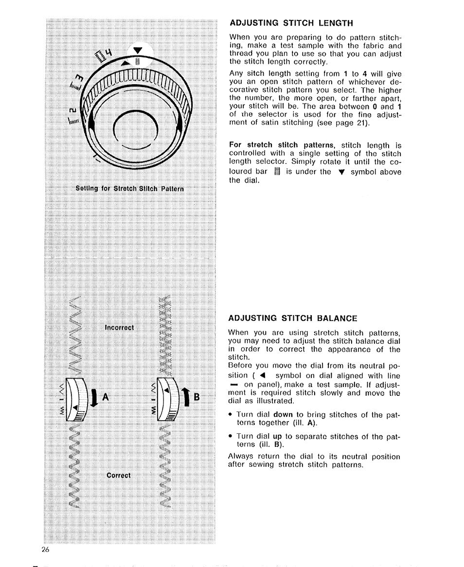 Adjusting stitch balance | SINGER 6110 User Manual | Page 27 / 41