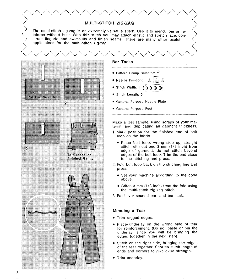 Sa a, Mbar tacks | SINGER 6110 User Manual | Page 31 / 41