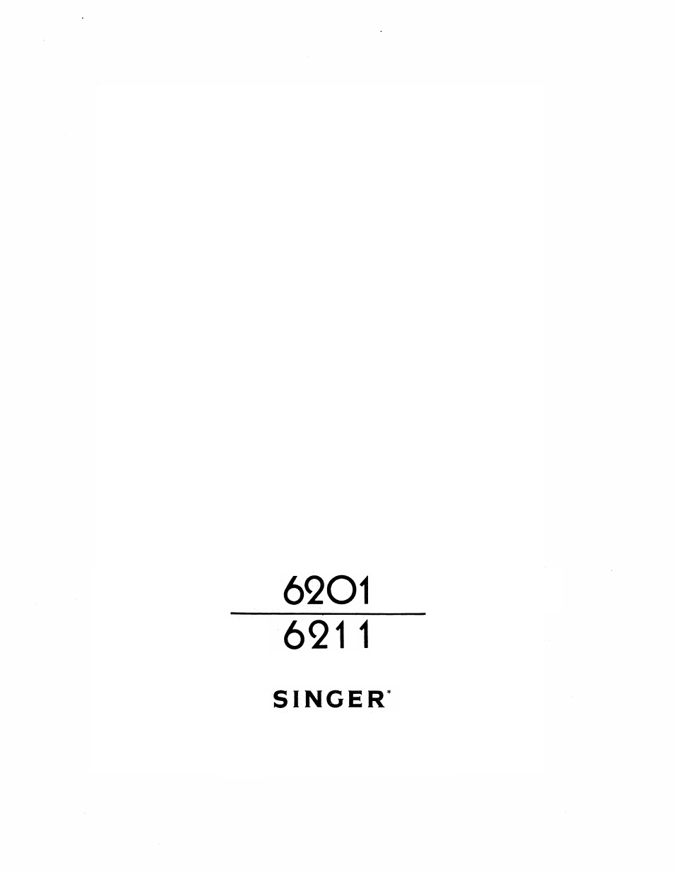 SINGER 6211 User Manual | 36 pages