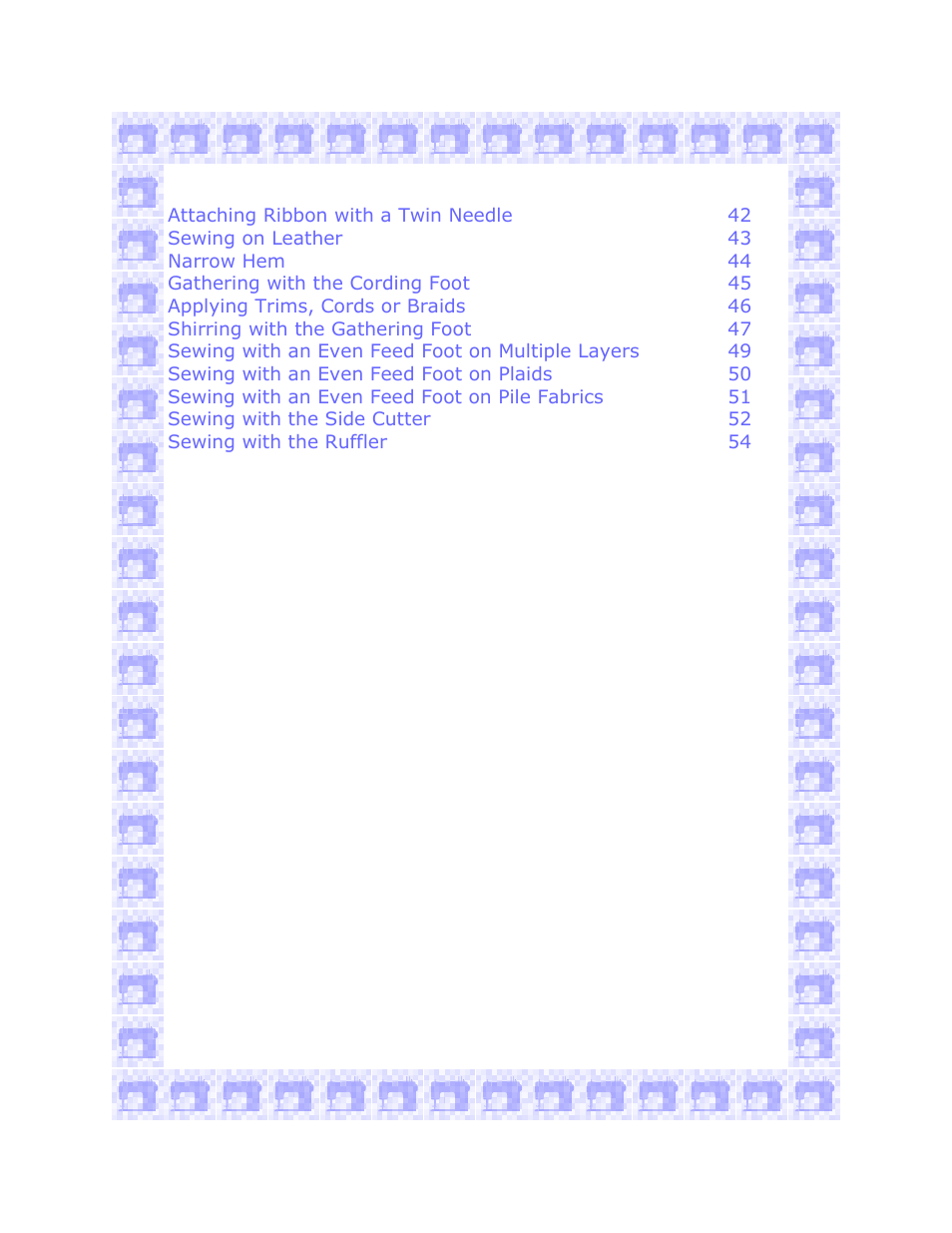 SINGER 6550-WORKBOOK Scholastic User Manual | Page 4 / 59