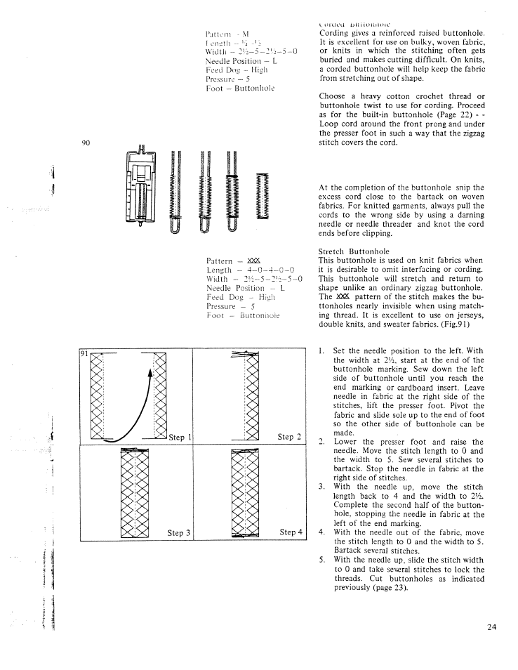 I’attcrn - m | SINGER W1213 User Manual | Page 26 / 44